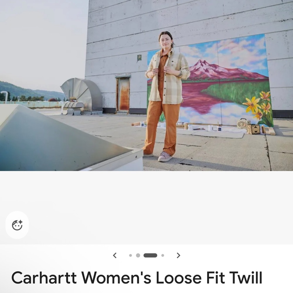 Nwt Carhartt Women's Plaid Utility shirt Jacket - Sz XXL $70 - Picture 5 of 10
